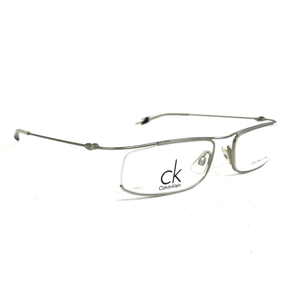 Calvin Klein Eyeglasses Frames ck5303 044 Silver Semi Rimmed Wire Rim 53-17-135